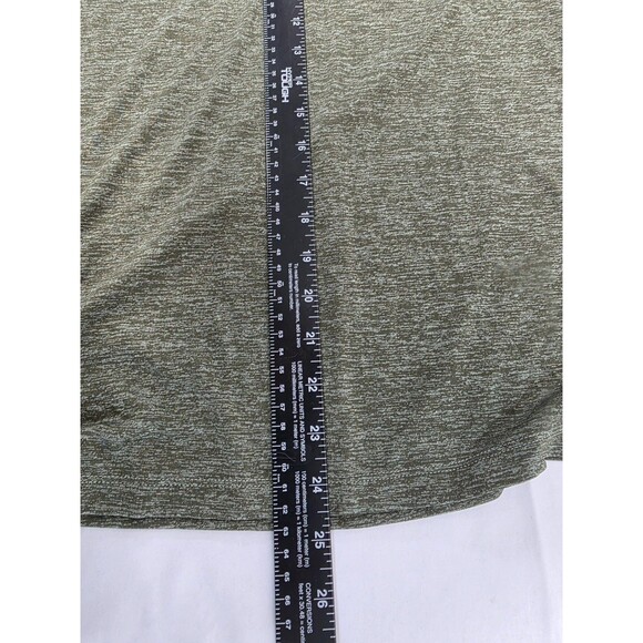 Under Armour Women's S Loose Fit Athletic V-Neck Shirt Heat Gear Heather Black - Picture 7 of 7